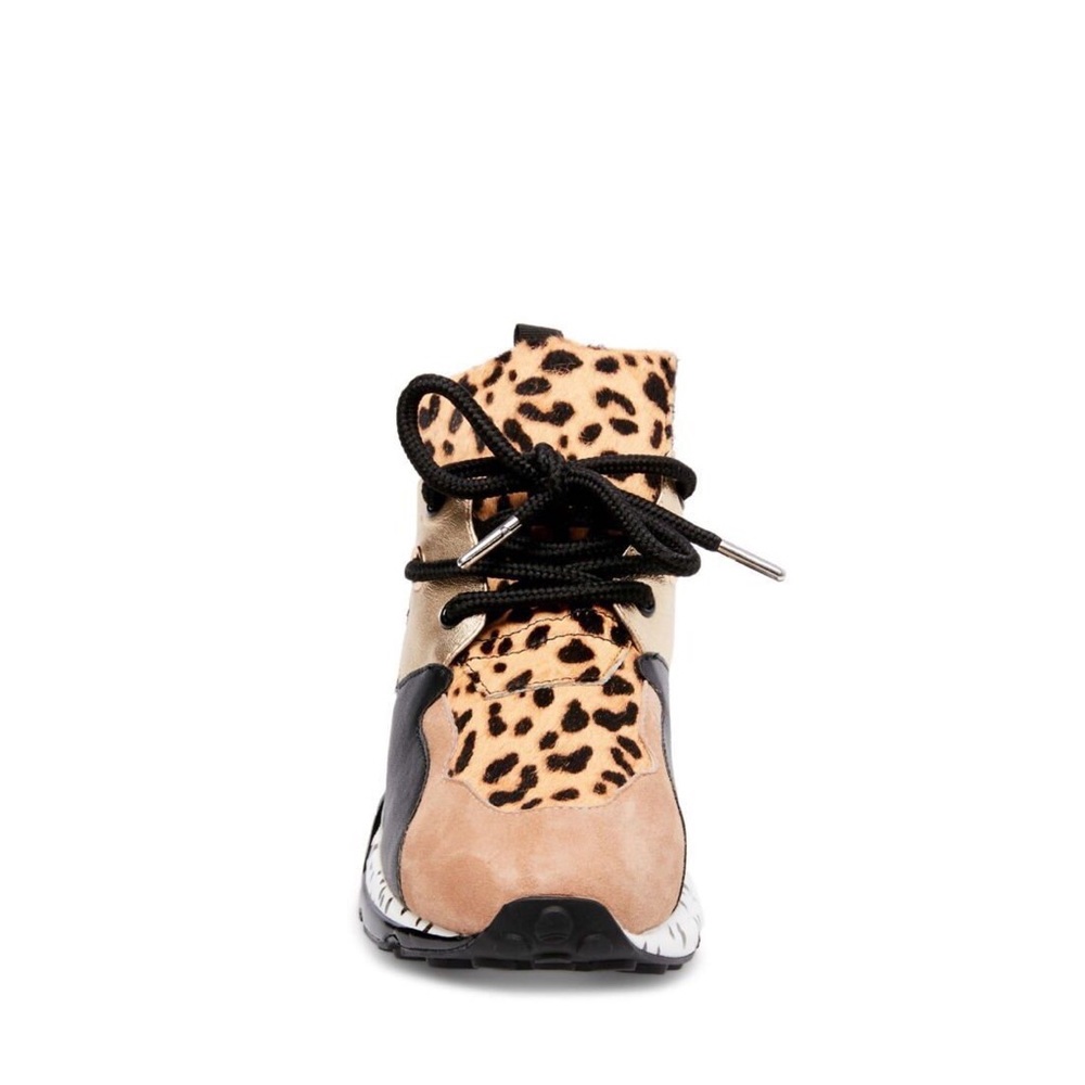 Steve Madden Cliff Animal Sneakers 8.5 animal print.